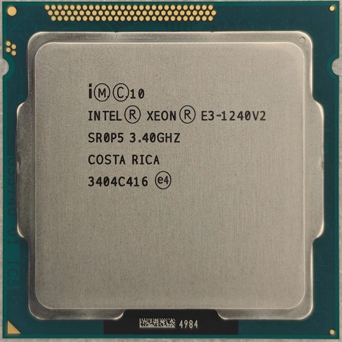 Intel xeon 1240 - e3-1240, cpu